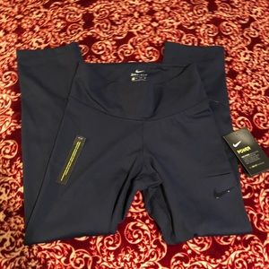 Nike Dri-Fit navy blue leggings